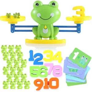 Balance Math Game Educational Toys STEM Learning Material Counting Toys – Fun Scale Balancing Toy Set for Boys Girls Xmas Gift