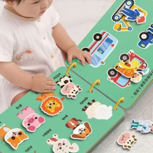 Children Busy Book Montessori For Toddler 1 2 3 Years Baby Books Animals Numbers Matching Puzzles Kids Learning Educational Toy