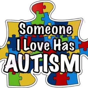 Car Sticker with Autism Alert Responders and Autism Awareness Love Puzzle Piece Car Laptop Helmet Trunk Wall Decal.