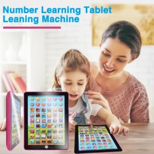 Kids Learning Tablet Touch Screen Eye Protection ABC Word Song Music Number Learning Electronic Interactive Educational Toy