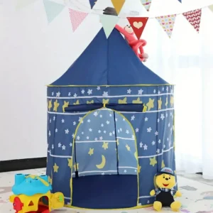 Night Sky Design Children’s Play House Tent, Cute Castle for Little Boy’s and Girls