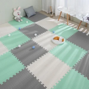 16pcs Foam Baby Play Mat Puzzle Mat Kids Interlocking Exercise Tiles Rugs Puzzle Floor Tiles Toy Carpet Soft Carpet 30*30*1cm