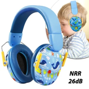 Upgraded Ear Kids Ear Protection Noise Cancelling HeadPhones, NRR 26dB Hearing Protection Earmuffs for Autism, Children, Toddler